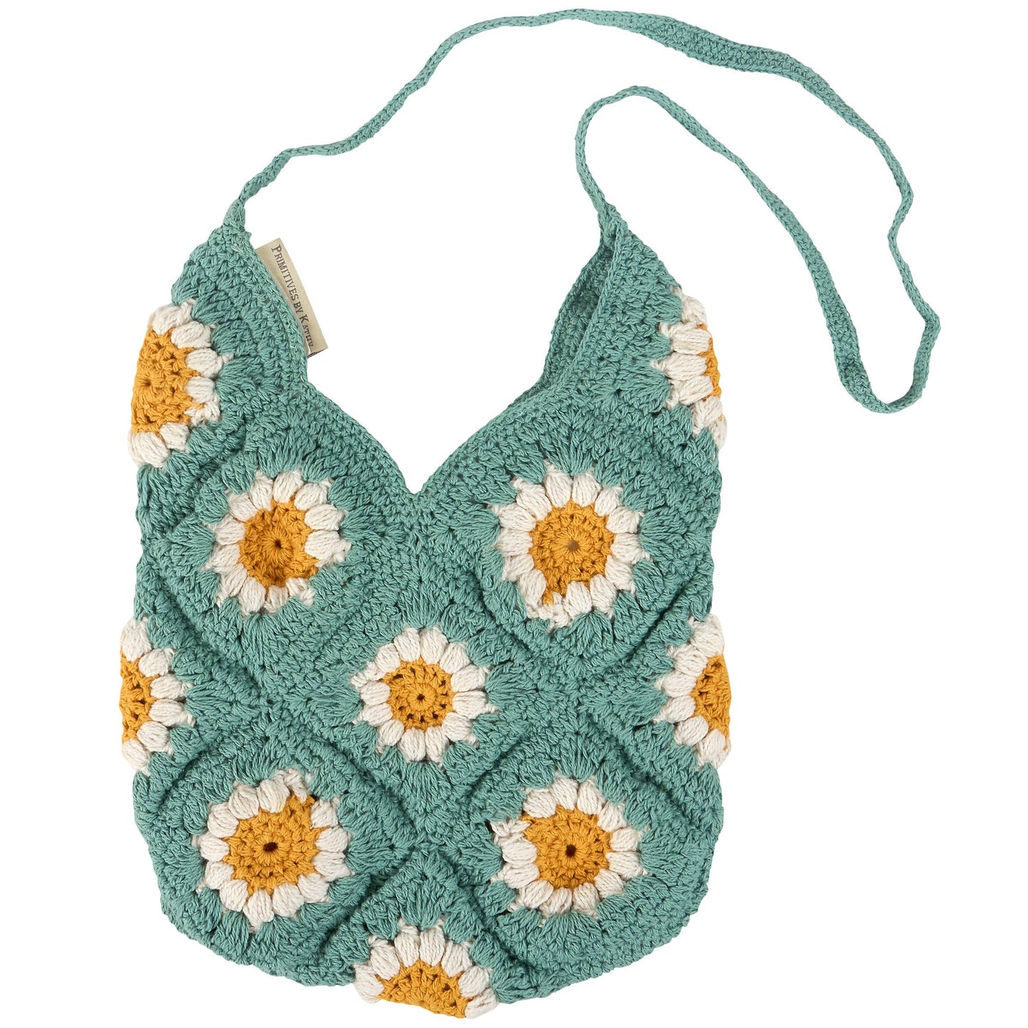 Crochet Daisies Tote Bag