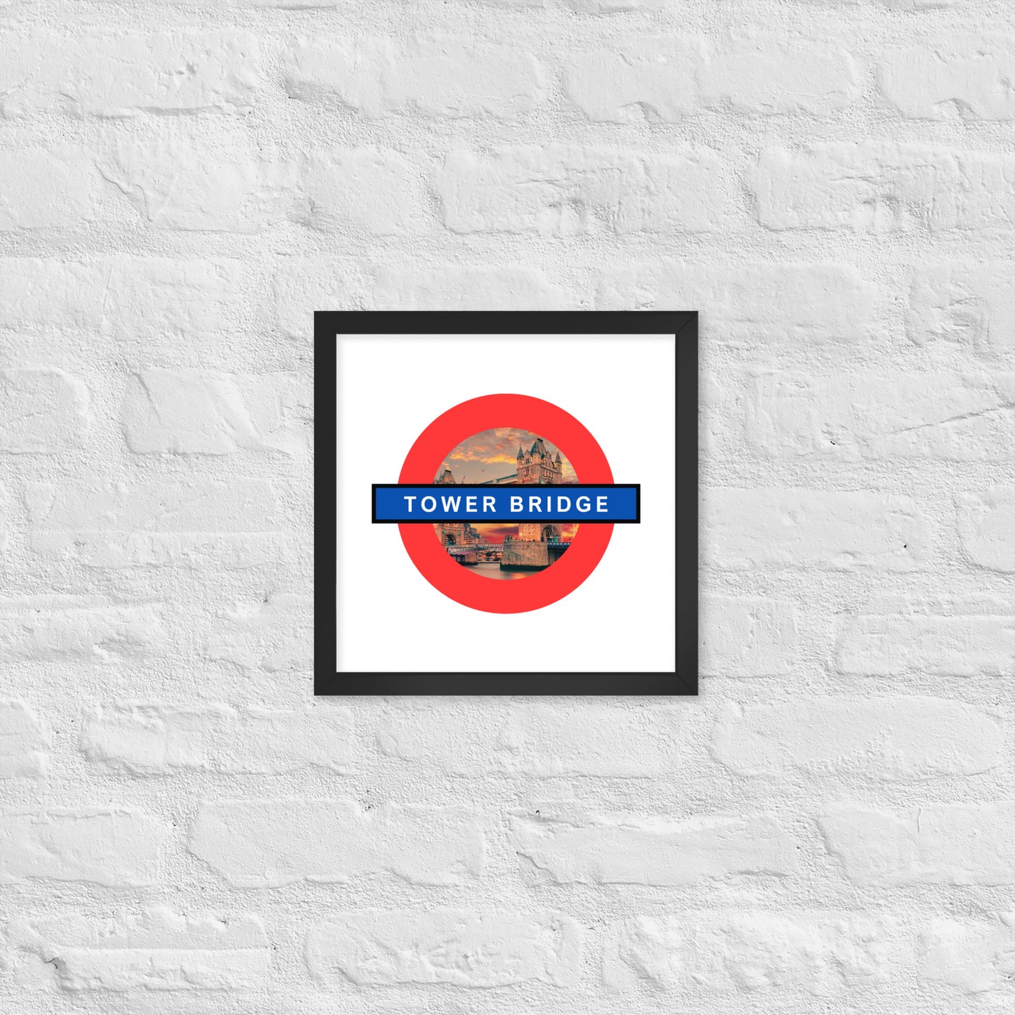 Tower Bridge framed poster