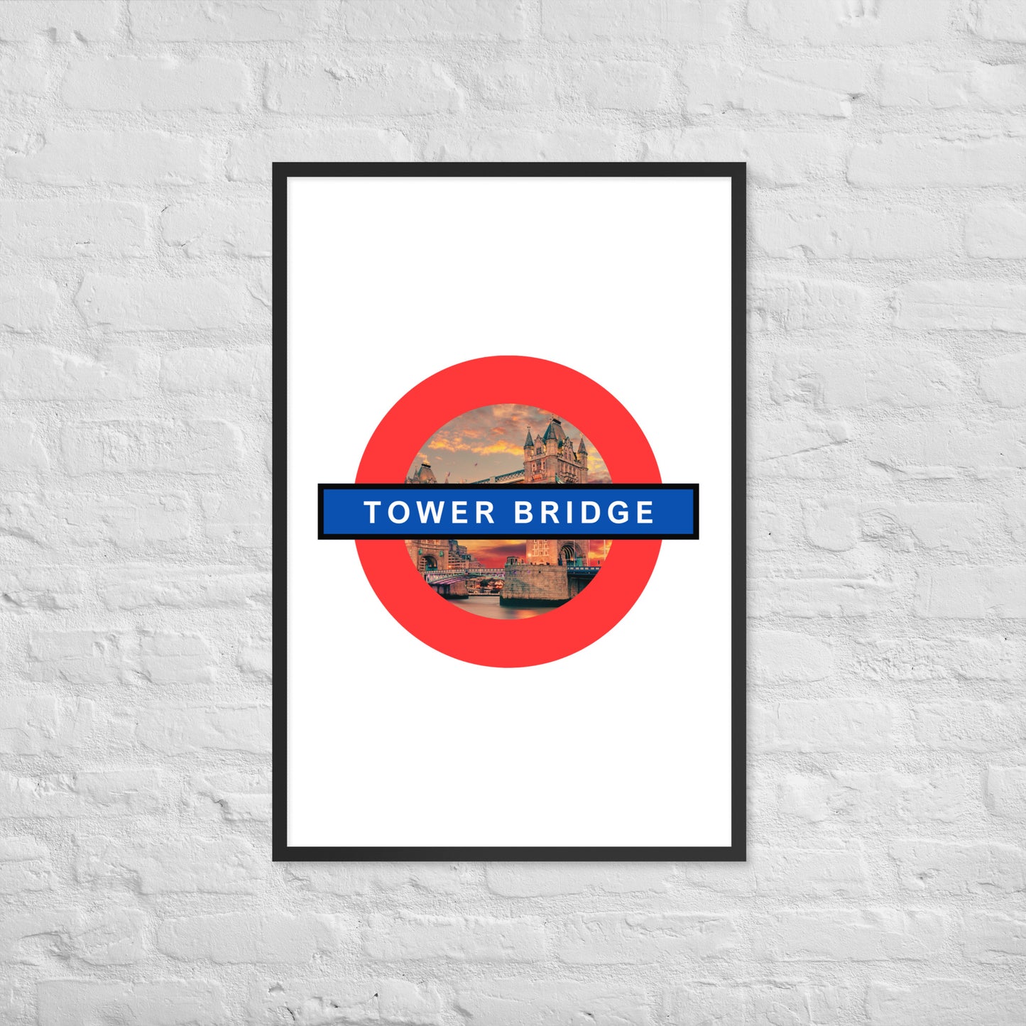 Tower Bridge framed poster