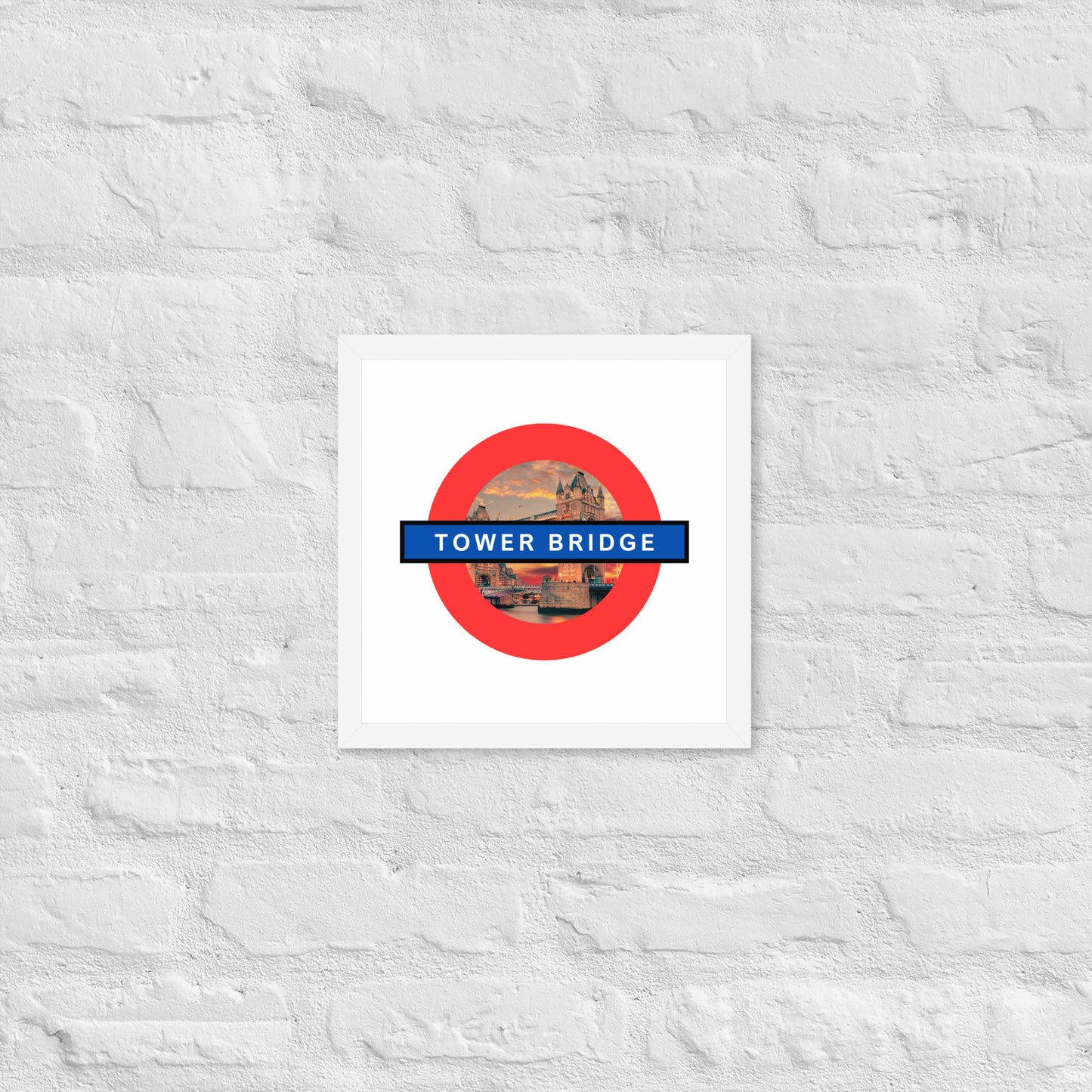 Tower Bridge framed poster