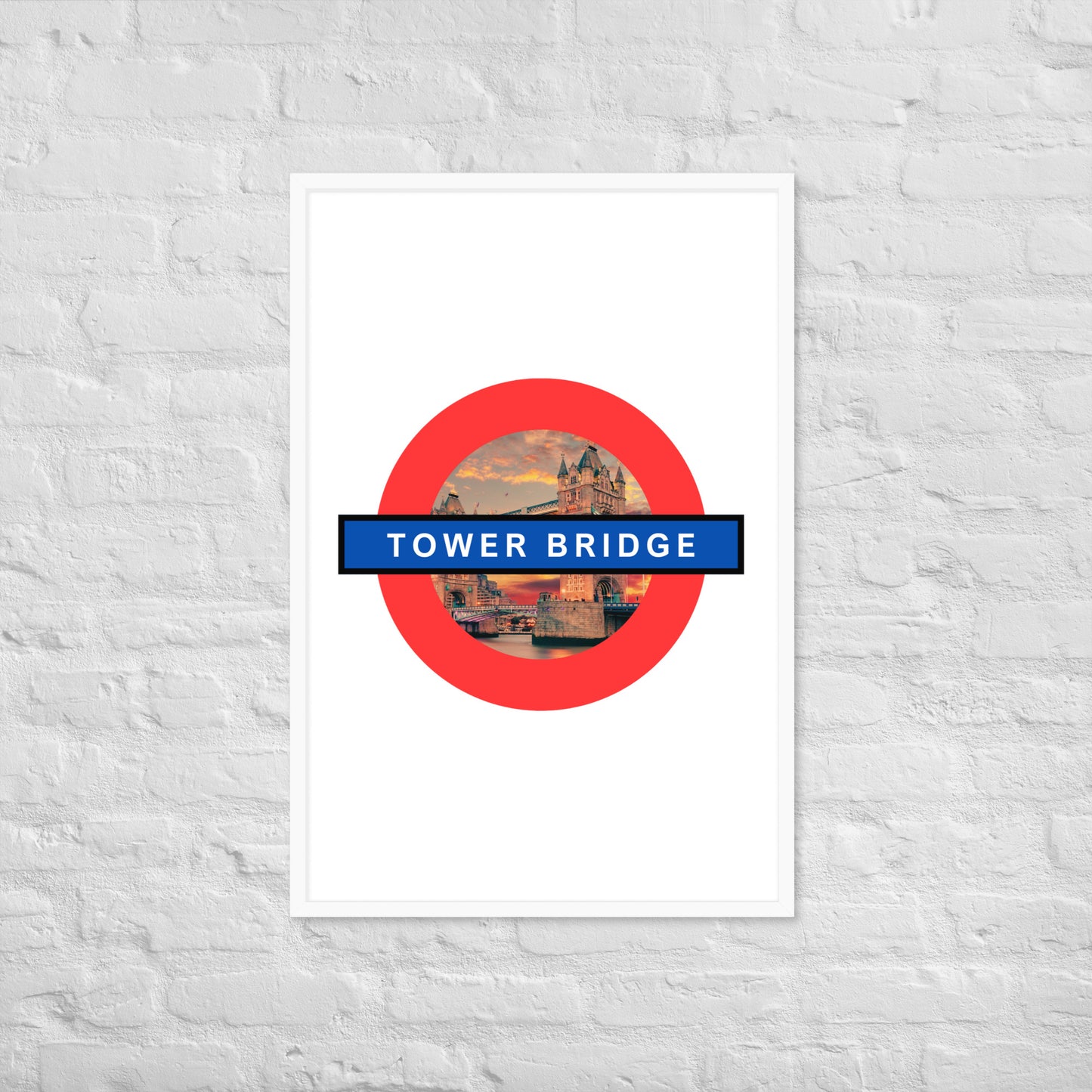 Tower Bridge framed poster