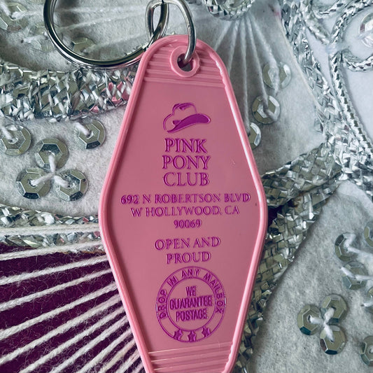 Motel Key Fob - Pink Pony Club